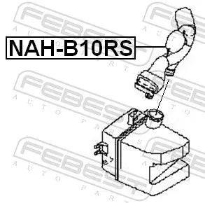 FEBEST Intake Hose, air filter (NAH-B10RS)
