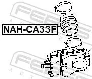 FEBEST Hose, air supply (NAH-CA33)