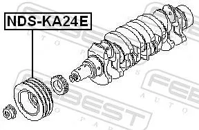 FEBEST Belt Pulley, crankshaft (NDS-KA24E)