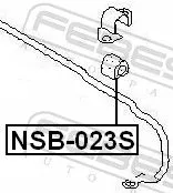 FEBEST Mounting, stabiliser bar (NSB-023S)