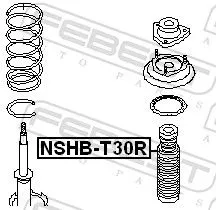 FEBEST Protective Cap/Bellow, shock absorber (NSHB-T30R)