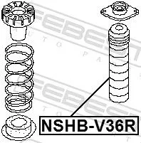 FEBEST Protective Cap/Bellow, shock absorber (NSHB-V36R)