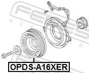 FEBEST Belt Pulley, crankshaft (OPDS-A16XER)