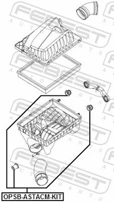 FEBEST Holder, air filter housing (OPSB-ASTACM-KIT)