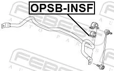 FEBEST Mounting, stabiliser bar (OPSB-INSF)