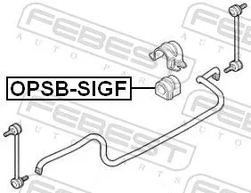 FEBEST Mounting, stabiliser bar (OPSB-SIGF)