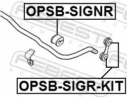 FEBEST Mounting, stabiliser bar (OPSB-SIGNR)