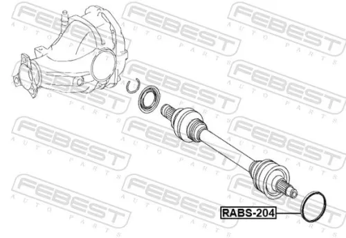 FEBEST Sensor Ring, ABS (RABS-204)