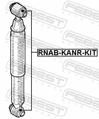 FEBEST Mounting Kit, shock absorber (RNAB-KANR-KIT)