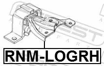 FEBEST Mounting, engine (RNM-LOGRH)