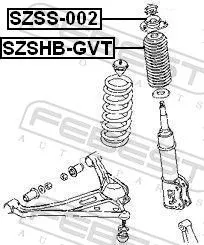 FEBEST Protective Cap/Bellow, shock absorber (SZSHB-GVT)