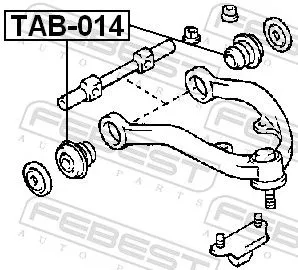 FEBEST Mounting, control/trailing arm (TAB-014)