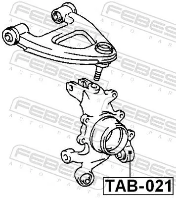 FEBEST Mounting, control/trailing arm (TAB-021)
