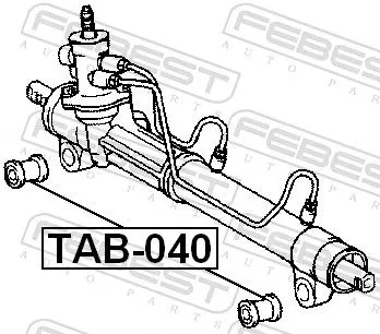 FEBEST Mounting, steering gear (TAB-040)