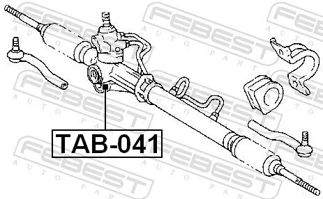 FEBEST Mounting, steering gear (TAB-041)
