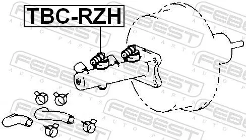 FEBEST Brake Master Cylinder (TBC-RZH)