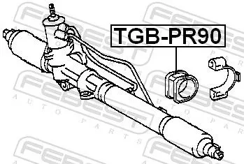 FEBEST Mounting, steering gear (TGB-PR90)