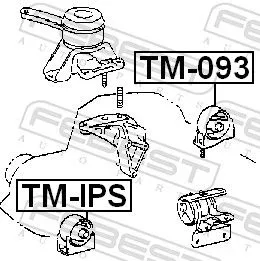 FEBEST Mounting, engine (TM-093)