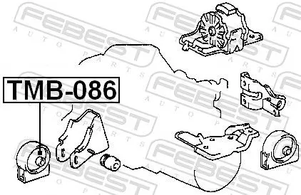 FEBEST Mounting, engine (TMB-086)