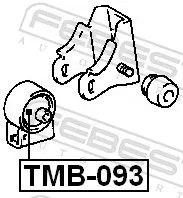 FEBEST Mounting, engine (TMB-093)