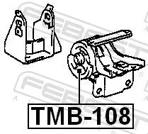 FEBEST Mounting, engine (TMB-108)