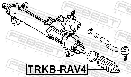 FEBEST Bellow, steering (TRKB-RAV4)
