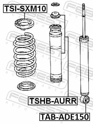 FEBEST Protective Cap/Bellow, shock absorber (TSHB-AURR)
