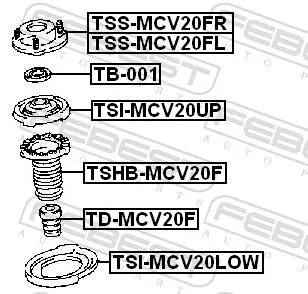FEBEST Spring Seat (TSI-MCV20UP)