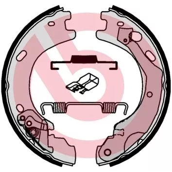 Brake Shoe Set, parking brake