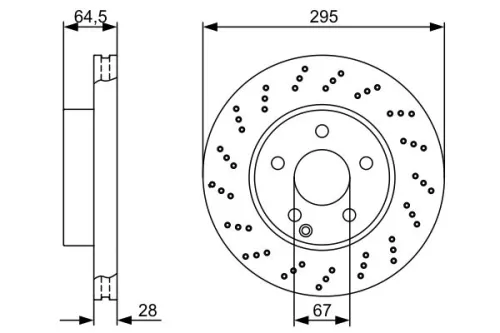 BOSCH Brake Disc (0986479331)