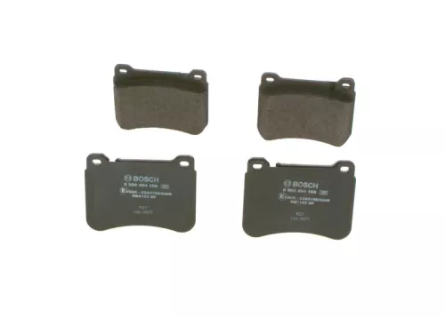 BOSCH Brake Pad Set, disc brake (0986494166)