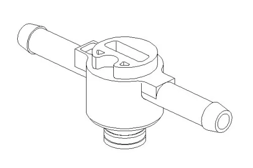 BOSCH Valve, fuel filter (1457414021)