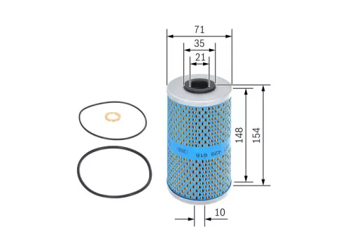 BOSCH Oil Filter (1457429616)