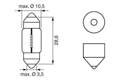 BOSCH Bulb (1 987 302 227)