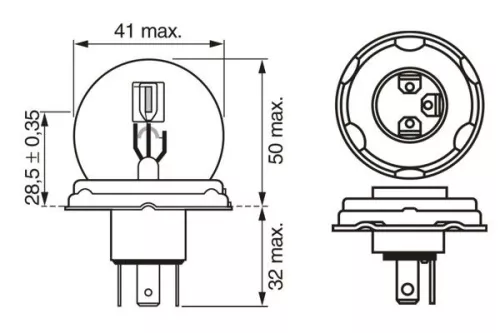 BOSCH Bulb (1 987 302 421)