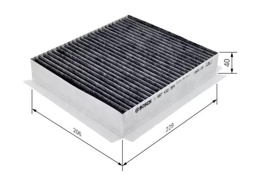 BOSCH Filter, cabin air (1987432364)