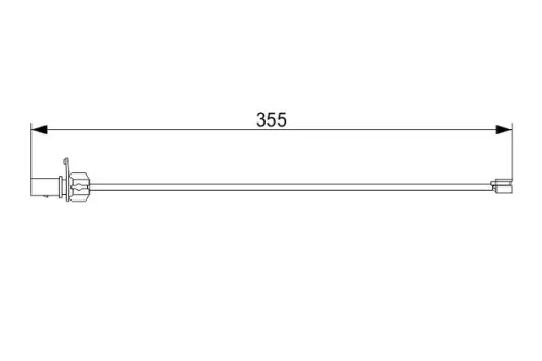 BOSCH Warning Contact, brake pad wear (1 987 473 559)