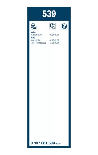 BOSCH Wiper Blade (3397001539)