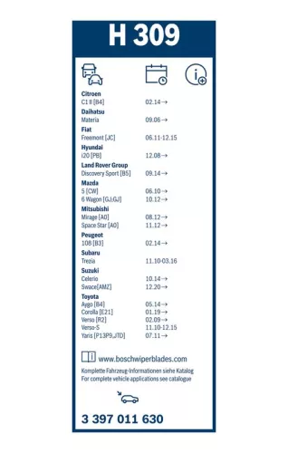 BOSCH Wiper Blade (3397011630)