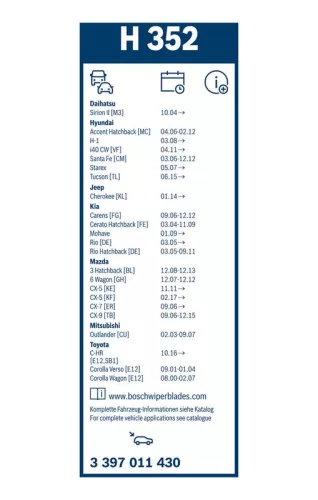 BOSCH Wiper Blade (3397011430)