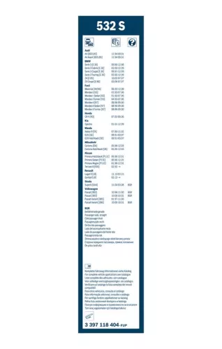 BOSCH Wiper Blade (3397118404)