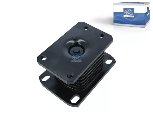 Mounting, leaf spring