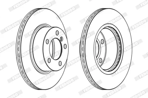 FERODO Brake Disc (DDF2195C)