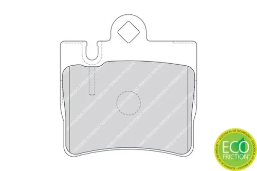 FERODO Brake Pad Set, disc brake (FDB1427)