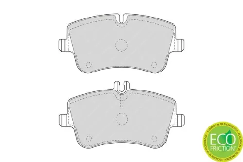 FERODO Brake Pad Set, disc brake (FDB1428)