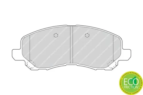 FERODO Brake Pad Set, disc brake (FDB1621)