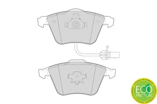 FERODO Brake Pad Set, disc brake (FDB1629)