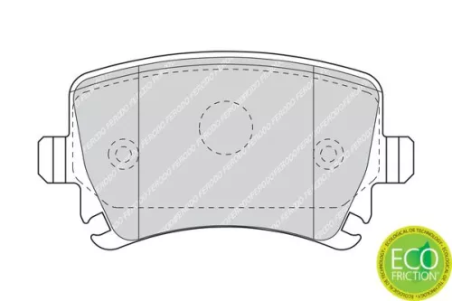 FERODO Brake Pad Set, disc brake (FDB1636)