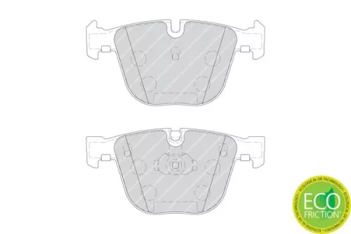 FERODO Brake Pad Set, disc brake (FDB1672)