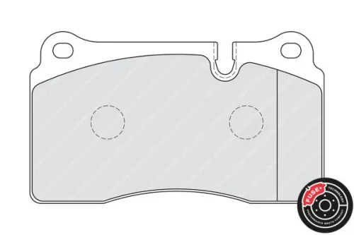 FERODO Brake Pad Set, disc brake (FDB1996)
